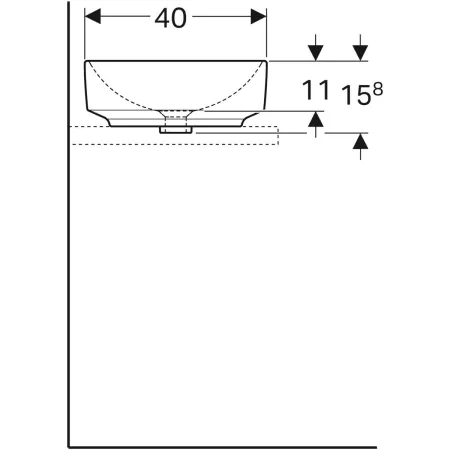 GE VariForm Aufsatzwaschtisch