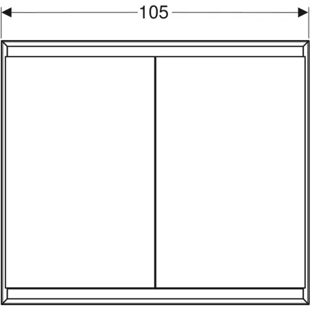 GE ONE Spiegelschrank mit ComfortLight