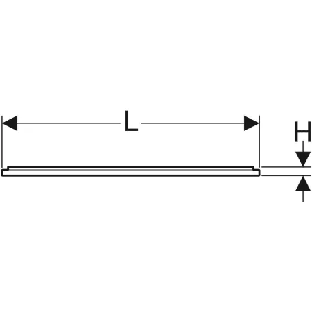 GE Installationsrahmen für Setaplano DFl bis 100cm, für 4 Füße, 90x90cm