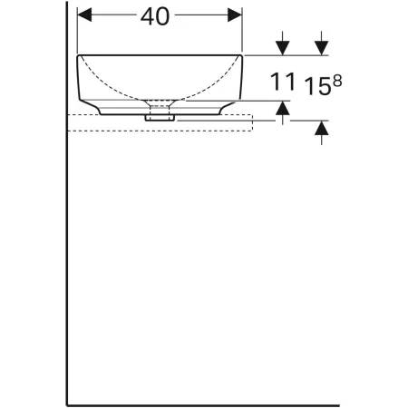 GE VariForm Aufsatzwaschtisch