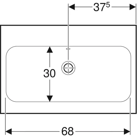 GE iCon Light Aufsatzwaschtisch
