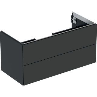 GE ONE Unterschrank für WT/-Platte 2 Schubl., 103,6x50,4x47cm, lava matt