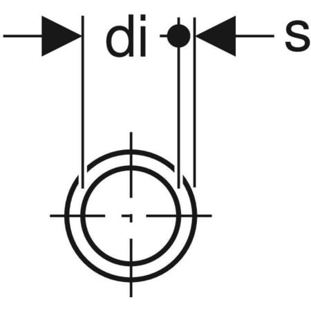 GE Mapress Edelstahl Rohrnippel