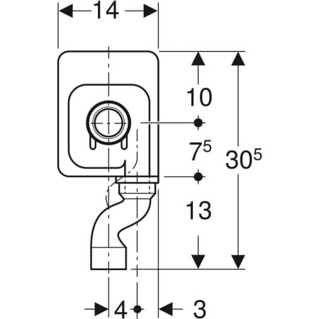 GE UP-Geruchsverschluss für Urinal