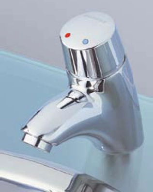 Geberit Selbstschlussarmatur Typ 26, mit Mischer