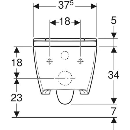 GE AquaClean Sela WC-Komplettanlage UP