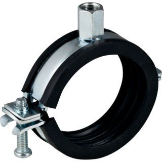 GE Rohrschelle gedämmt mit Gewindemuffe M8/M10 di15-19mm