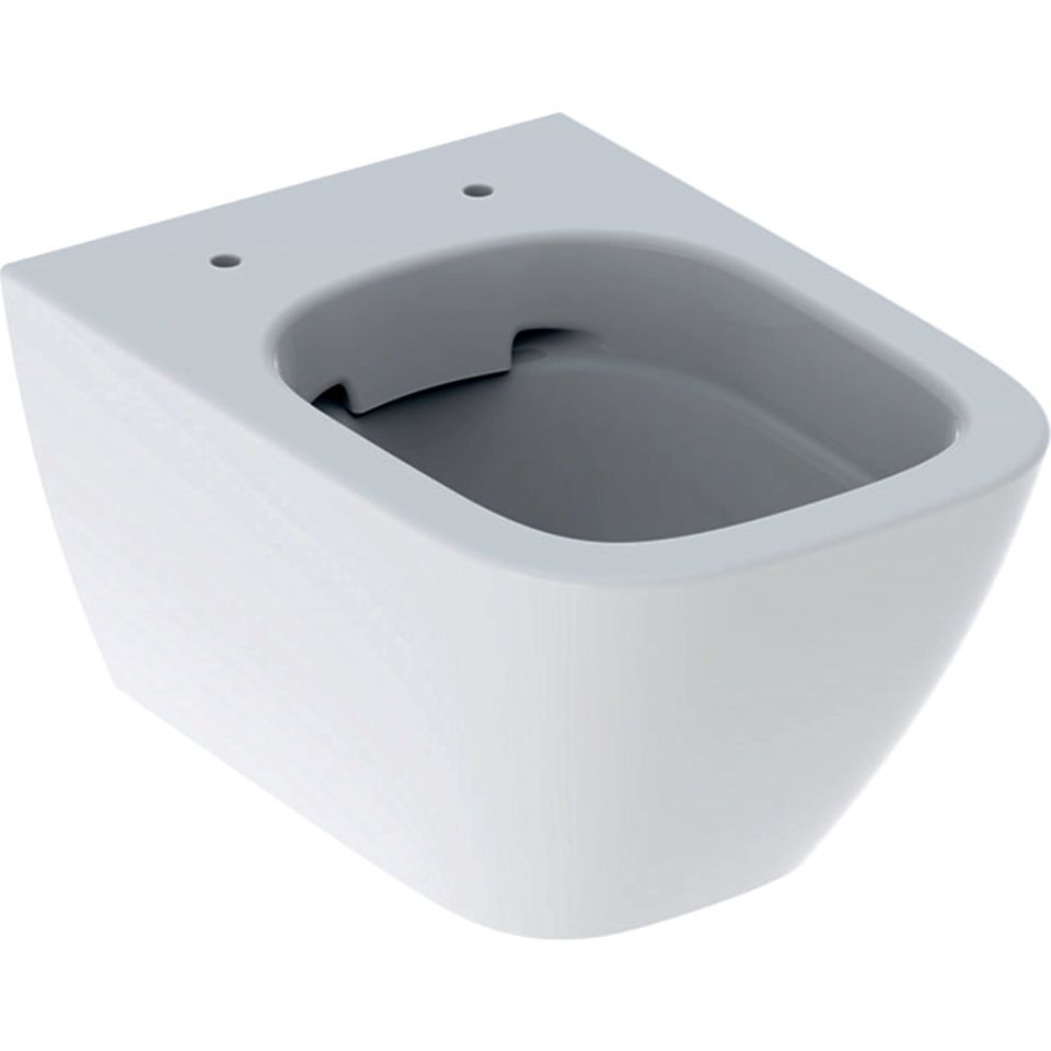 GE Smyle Square WWC Tiefspüler Rimfree, Ausld. 49cm, weiß, KeraTect