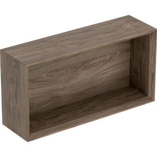 GE Wandbox rechteckig 45x23,3x13,2cm, Nussbaum hickory