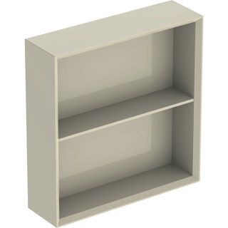 GE Regal quadratisch 45x46,7x13,2cm, sandgrau