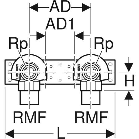 GE MeplaFix Anschlusswinkel
