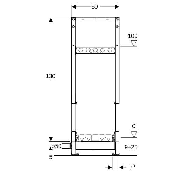 GE Duofix Element für Dusche