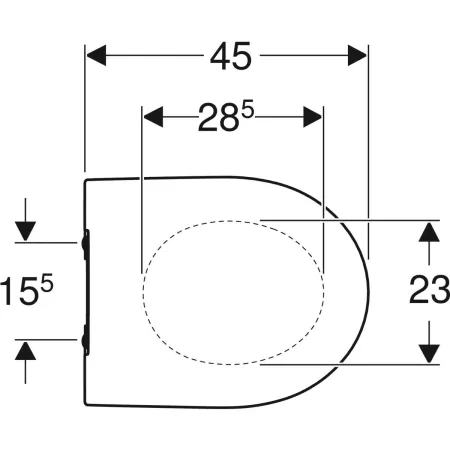 GE iCon WC-Sitz