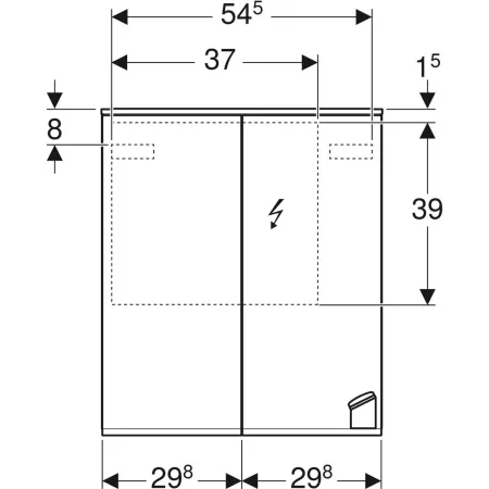 GE Option Plus Spiegelschrank