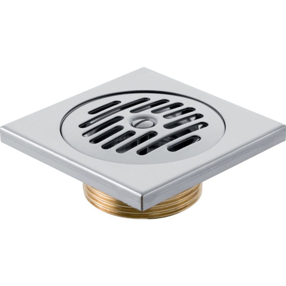 GE Duschbodenablauf mit Standardrost 10 x 10 cm