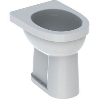GE Renova Comfort Stand-WC Flachspüler erhöht barrierefrei, Abg. vertikal, weiß