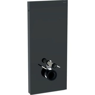 GE Monolith Sanitärmodul für Wand-WC 114cm, Glas lava, Aluminium schwarzchrom