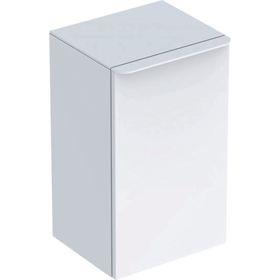 GE Smyle Square Seitenschrank mit einer Tür re, 36x60x32,6cm, weiß