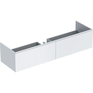 GE Xeno2 Unterschrank f. WT aus VARICOR mit zwei Hl., 159,5x35x47,3cm, weiß