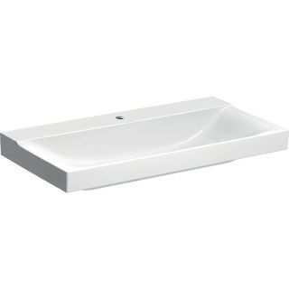 GE Xeno2 Waschtisch, 90x48cm m. Hl., o. Ül., weiß, KeraTect