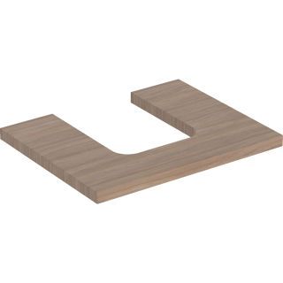 GE ONE WT-Pl. Aus mi. f. AWT Schalenform 60x3x47cm, Eiche