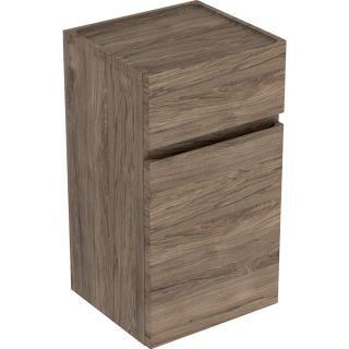 GE Renova Plan Seitenschrank m. 1 Tür 1 Schubl., 39x70x36cm, Nussbaum hickory