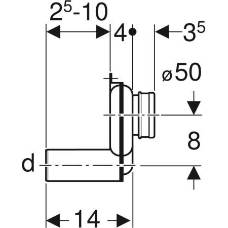 GE Urinal Geruchsverschluss