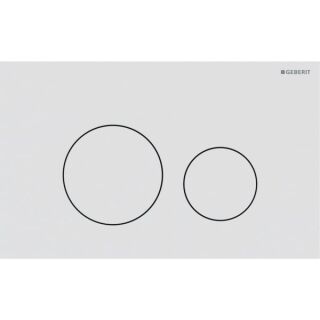 GE Sigma 40 BetPl., für 2-Mengen-Spülung Round, weißmatt/Etc