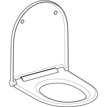 GE ONE WC-Sitz verchromt