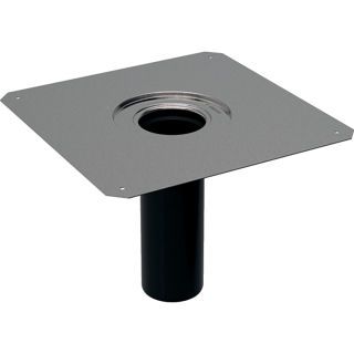 GE Pluvia Dampfsperrenanschluss d90, 25l/s, CrNi-Stahl 1.4301