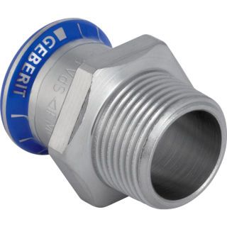 GE Mapress Edelstahl Übergang mit AG d12-R1/2