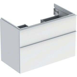 GE iCon Unterschrank für WT, 2 Schubl. 88,8x61,5x47,6cm, weiß matt