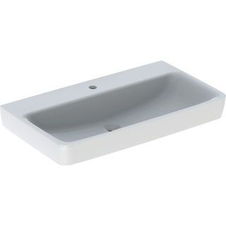 GE Renova Plan Waschtisch, 85x48cm m. Hl., o. Ül., weiß
