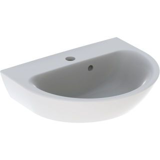 GE Renova Handwaschbecken, 50x40cm m. Hl., m. Ül., weiß