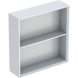 GE Regal quadratisch 45x46,7x13,2cm, weiß hochglanz