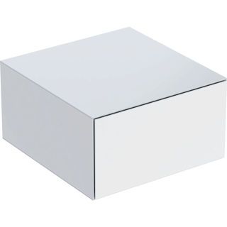 GE ONE Seitenschrank mit 1 Schubl. 45x24,5x47cm, weiß hgl.
