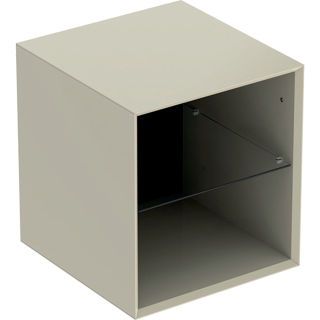 GE ONE Seitenelement 45x47x49,2cm, sandgrau hgl.