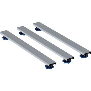 GE Set Füße und 3 Traversen 1000mm H:6-12cm, für Duschwanne aus Steinharz