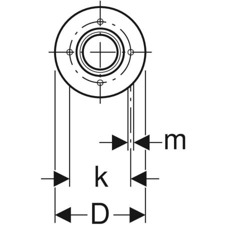GE Mapress Kupfer Flansch (Gas)