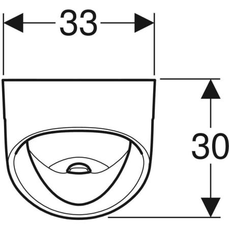GE Renova Urinal