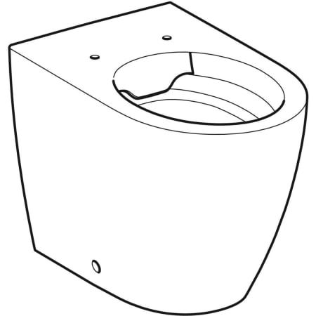 GE iCon Stand-WC Tiefspüler