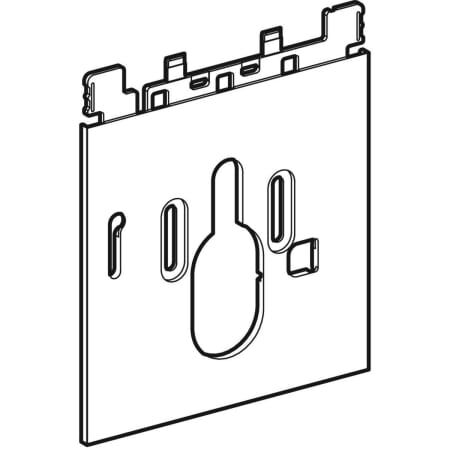 GE AquaClean Designplatte/Designabdeckung für WC-Komplettanlage