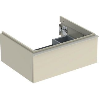 GE iCon Unterschrank für WT, 1 Schubl. 59,2x24,7x47,6cm, sandgrau