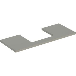 GE ONE WT-Platte, Ausschnitt mi. für AWT 120x3x47cm, greige matt