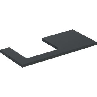 GE ONE WT-Platte, Ausschnitt li, für AWT 105x3x47cm, lava matt