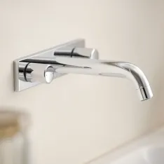 Geberit ONE Waschtischarmatur glanzverchromt in rundem Design