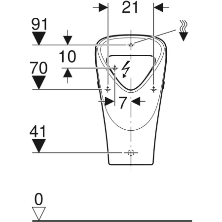 GE Renova Urinal