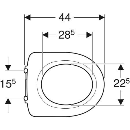 GE iCon WC-Sitz