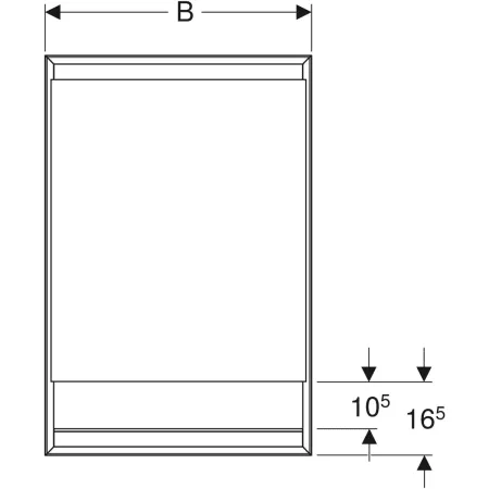 GE ONE Spiegelschrank mit ComfortLight