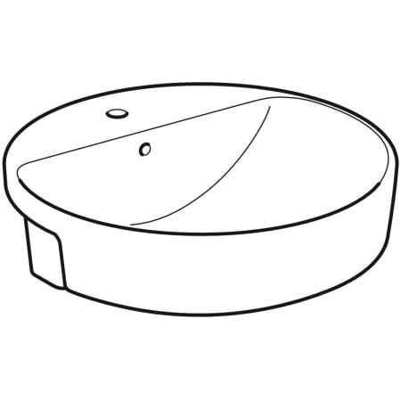 GE VariForm Halbeinbauwaschtisch